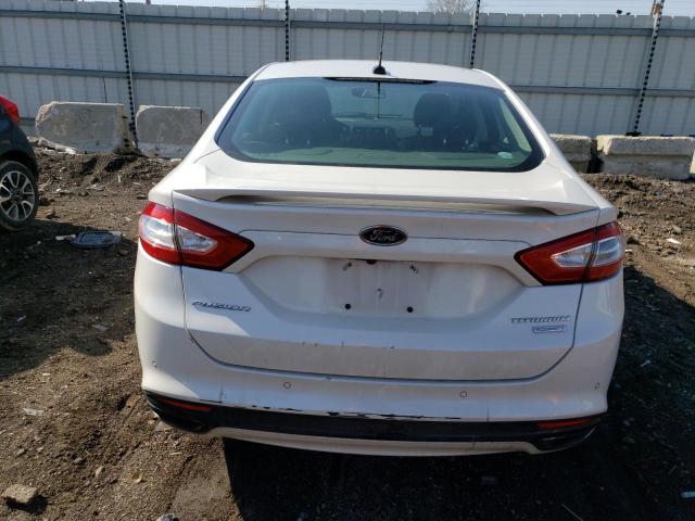 3FA6P0K98DR278030 - 2013 FORD FUSION TITANIUM WHITE photo 6