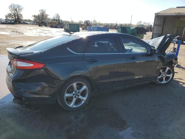 3FA6P0H93FR120110 - 2015 FORD FUSION SE BLACK photo 3