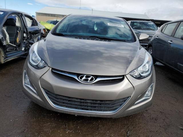 5NPDH4AE6FH607978 - 2015 HYUNDAI ELANTRA SE GRAY photo 5