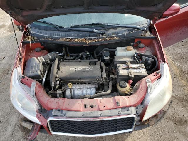 KL1TD6DE4AB092091 - 2010 CHEVROLET AVEO LS 红色 照片 11