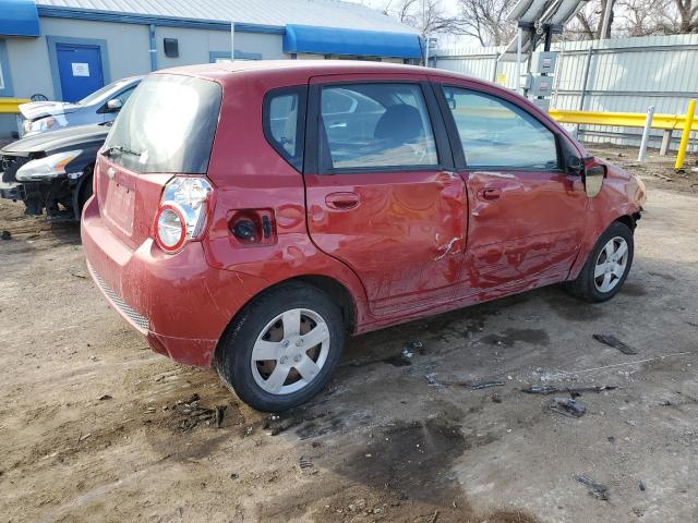 KL1TD6DE4AB092091 - 2010 CHEVROLET AVEO LS 红色 照片 3