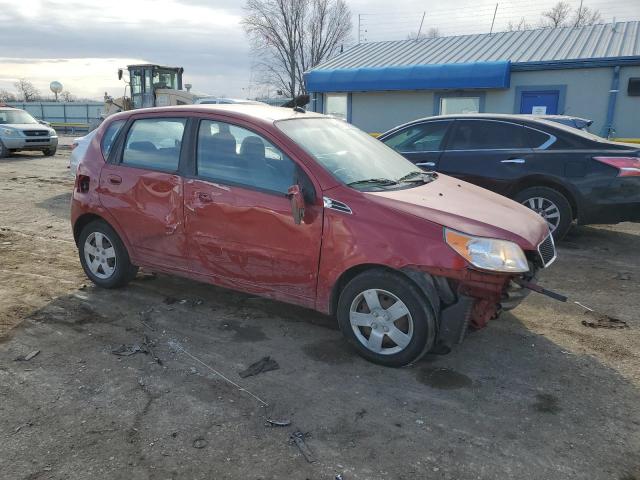 KL1TD6DE4AB092091 - 2010 CHEVROLET AVEO LS 红色 照片 4