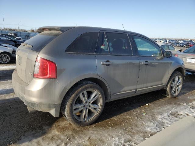 2FMDK4JC8EBB14647 - 2014 FORD EDGE SEL GRAY photo 3