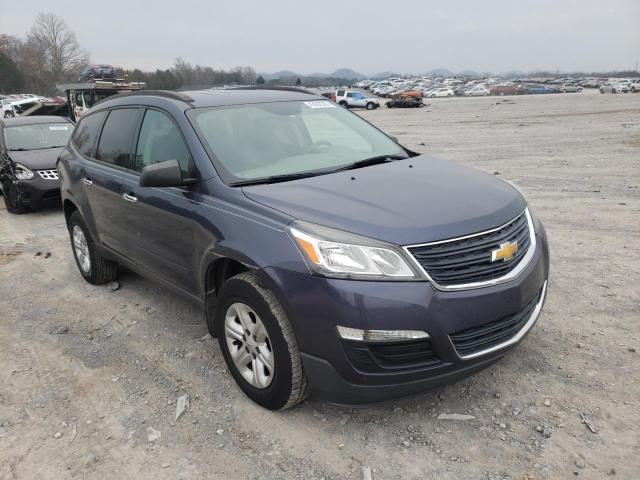 1GNKRFED6DJ120468 - 2013 CHEVROLET TRAVERSE LS BLUE photo 4