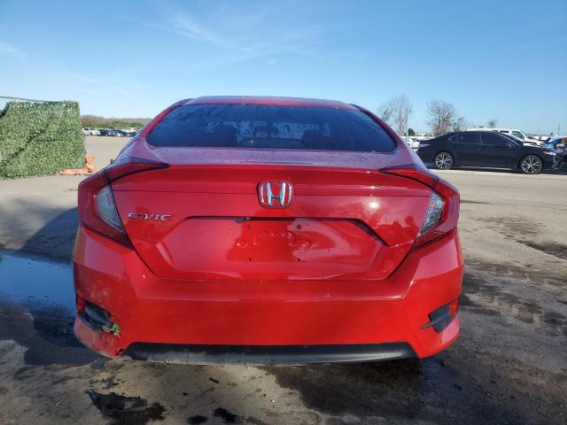 2HGFC2F55JH595328 - 2018 HONDA CIVIC LX RED photo 6