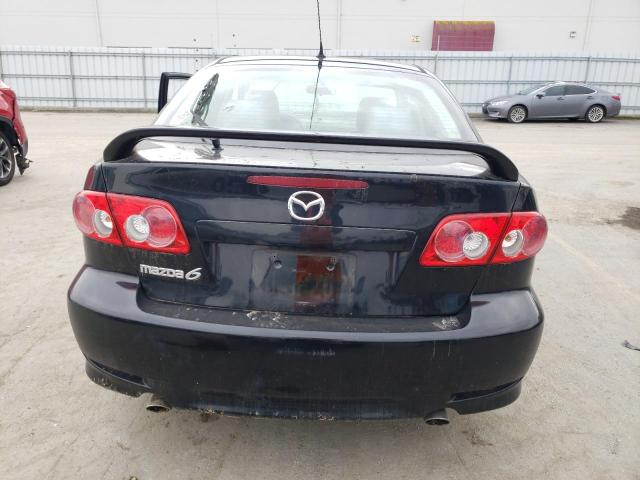 1YVFP84C745N93352 - 2004 MAZDA 6 I BLACK photo 6