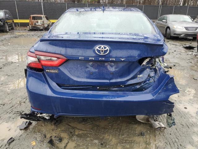 4T1T11AK8PU126606 - 2023 TOYOTA CAMRY SE NIGHT SHADE BLUE photo 6
