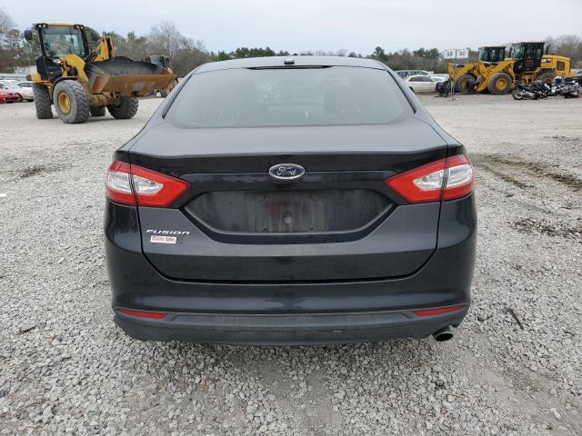 3FA6P0G73ER316336 - 2014 FORD FUSION S BLACK photo 6