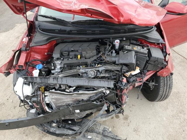 3KPA24AD2NE481231 - 2022 KIA RIO LX RED photo 11