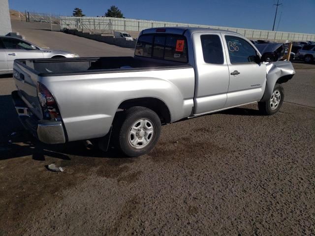 5TFTX4CN1BX006469 - 2011 TOYOTA TACOMA ACCESS CAB SILVER photo 3