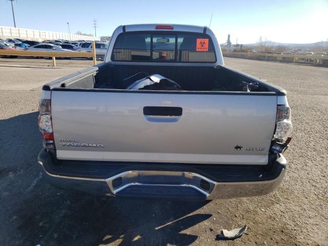 5TFTX4CN1BX006469 - 2011 TOYOTA TACOMA ACCESS CAB SILVER photo 6