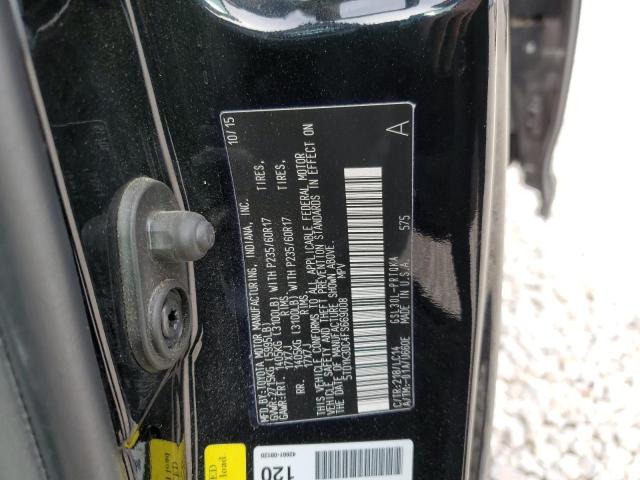 5TDYK3DC4FS669008 - 2015 TOYOTA SIENNA XLE BLACK photo 13