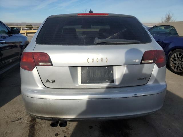 WAUHF78P37A173654 - 2007 AUDI A3 2 SILVER photo 6