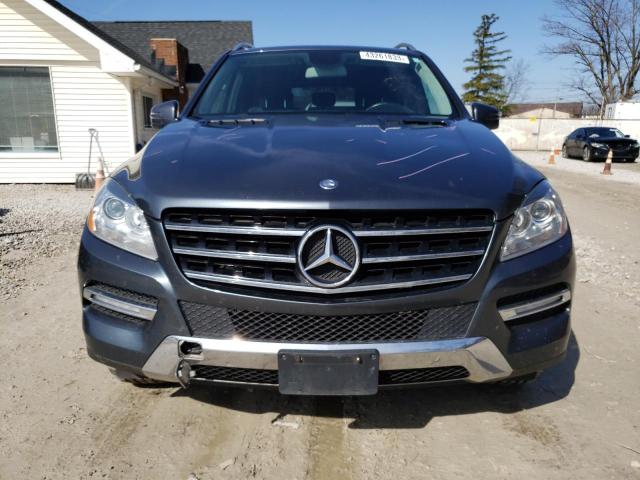 4JGDA5HBXCA033843 - 2012 MERCEDES-BENZ ML 350 4MATIC GRAY photo 5