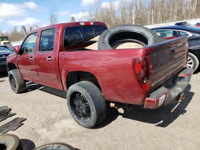 1GCHTCFE2B8119560 - 2011 CHEVROLET COLORADO LT BURGUNDY photo 2