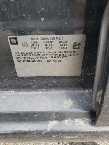 1G1JA5SHXD4171850 - 2013 CHEVROLET SONIC LS 灰色 照片 13