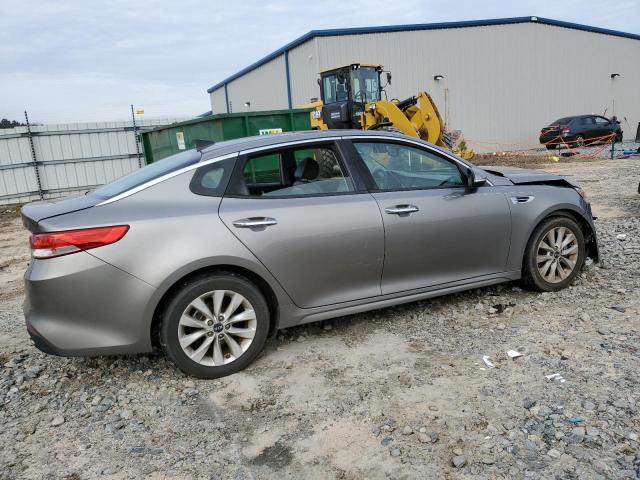 5XXGU4L34GG012614 - 2016 KIA OPTIMA EX GRAY photo 3