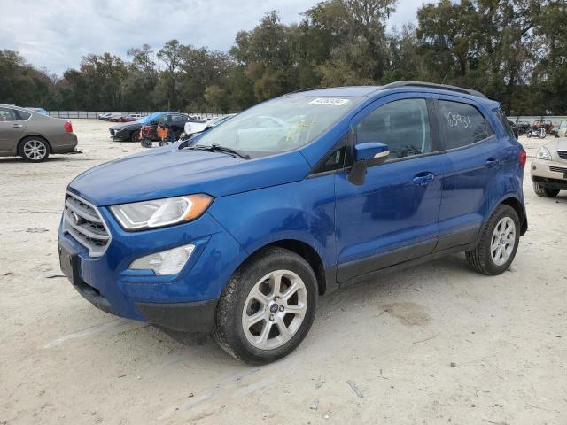 MAJ3S2GE1KC269328 - 2019 FORD ECOSPORT SE BLUE photo 1