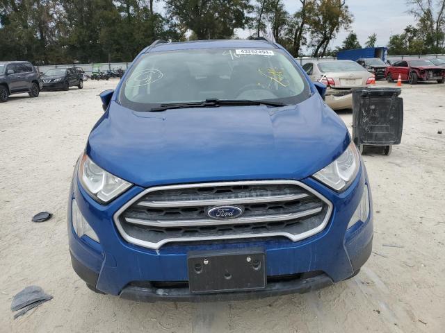 MAJ3S2GE1KC269328 - 2019 FORD ECOSPORT SE BLUE photo 5