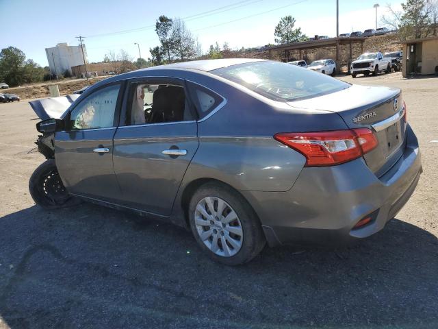 3N1AB7APXGY286543 - 2016 NISSAN SENTRA S SILVER photo 2