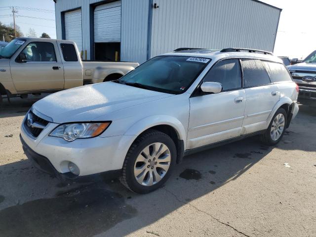 4S4BP66C697328550 - 2009 SUBARU OUTBACK 2.5I LIMITED WHITE photo 1