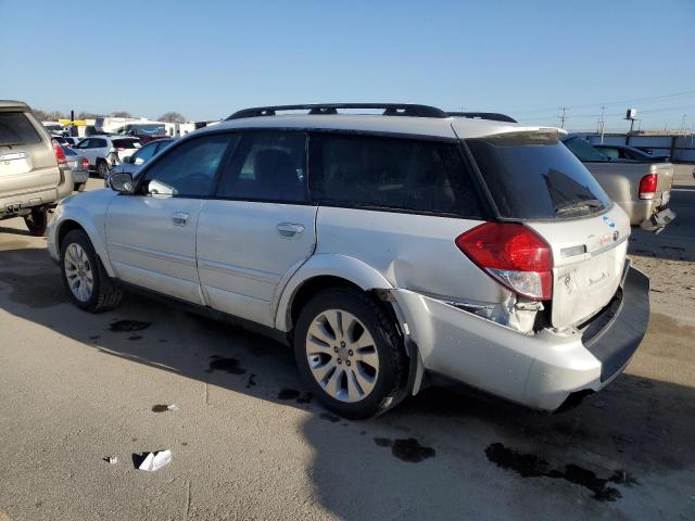 4S4BP66C697328550 - 2009 SUBARU OUTBACK 2.5I LIMITED WHITE photo 2