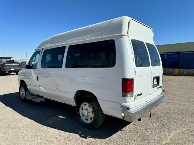 1FTNE14W29DA19991 - 2009 FORD ECONOLINE E150 VAN WHITE photo 3