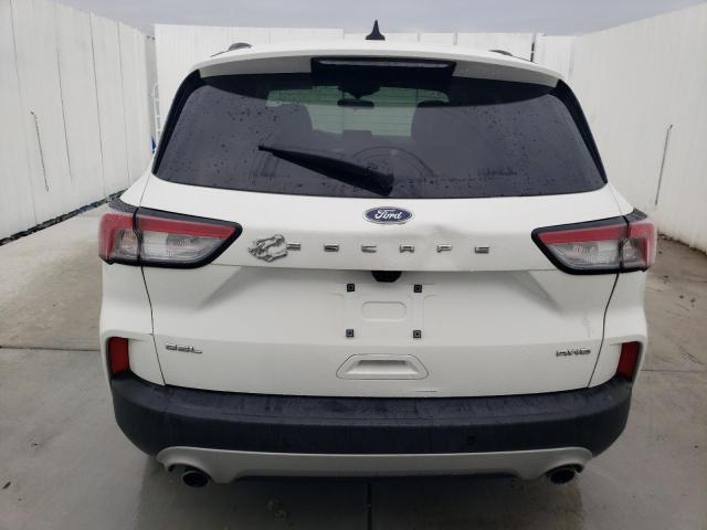 1FMCU9H64MUA51493 - 2021 FORD ESCAPE SEL WHITE photo 6