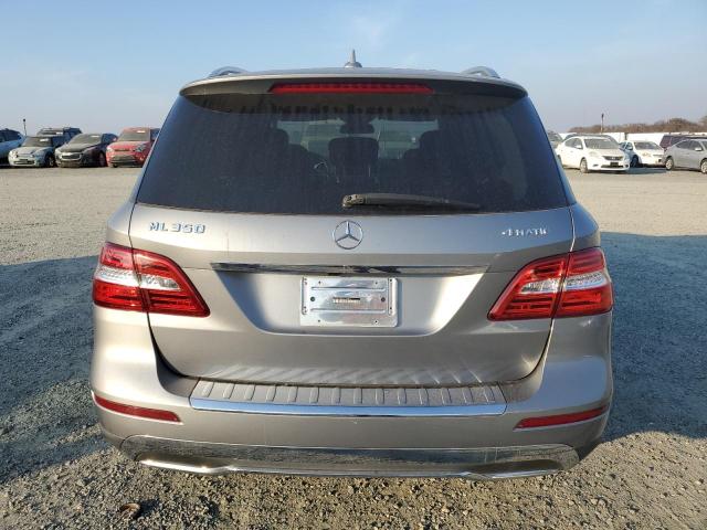 4JGDA5HBXDA193500 - 2013 MERCEDES-BENZ ML 350 4MATIC GRAY photo 6