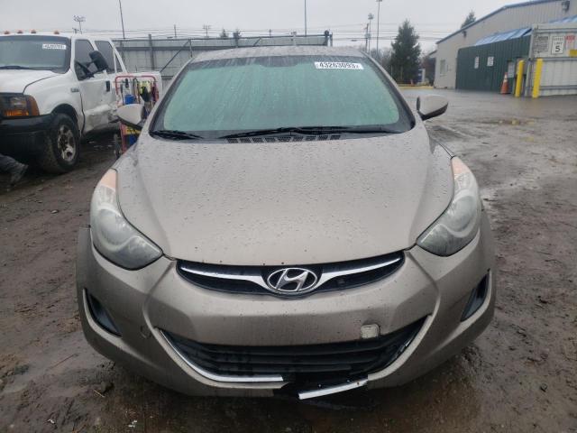 5NPDH4AE2DH419603 - 2013 HYUNDAI ELANTRA GLS TAN photo 5