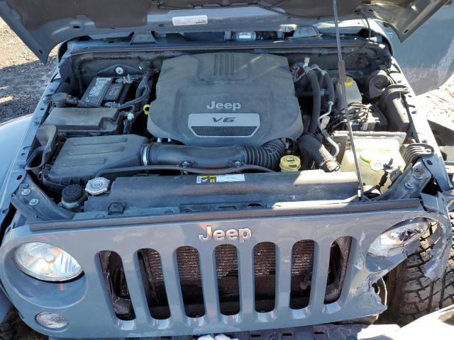 1C4AJWBG1FL774358 - 2015 JEEP WRANGLER SAHARA GRAY photo 11