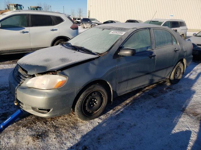 2T1BR32E53C750870 - 2003 TOYOTA COROLLA CE GRAY photo 1