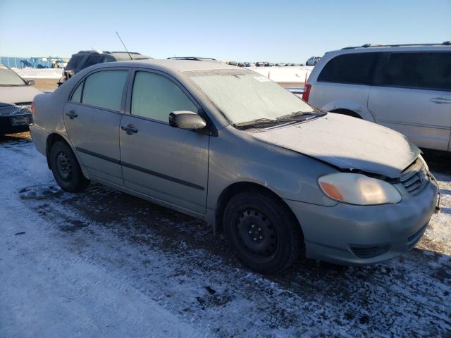 2T1BR32E53C750870 - 2003 TOYOTA COROLLA CE GRAY photo 4