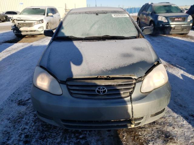 2T1BR32E53C750870 - 2003 TOYOTA COROLLA CE GRAY photo 5