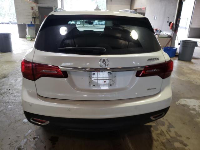 5FRYD4H92GB061166 - 2016 ACURA MDX ADVANCE WHITE photo 6