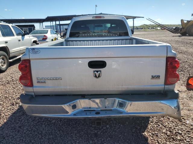 1D7HW42N05S236862 - 2005 DODGE DAKOTA SLT GRAY photo 6