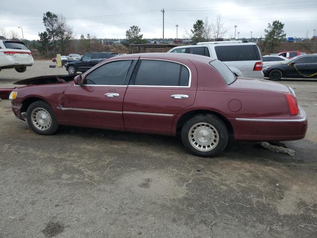 1LNHM81W5XY655075 - 1999 LINCOLN TOWN CAR EXECUTIVE Bordeaux Foto 2