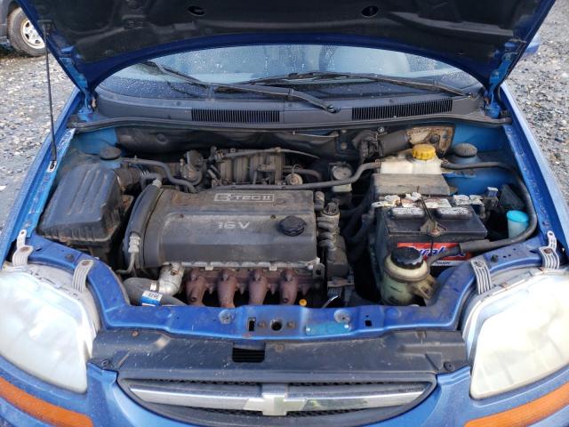 KL1TD52695B423565 - 2005 CHEVROLET AVEO BASE BLUE photo 11