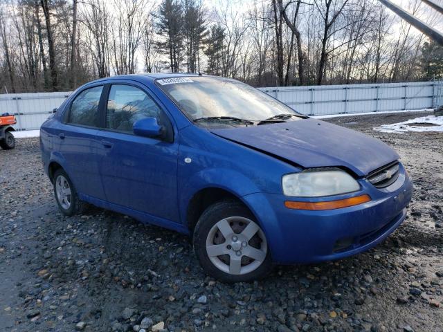 KL1TD52695B423565 - 2005 CHEVROLET AVEO BASE BLUE photo 4