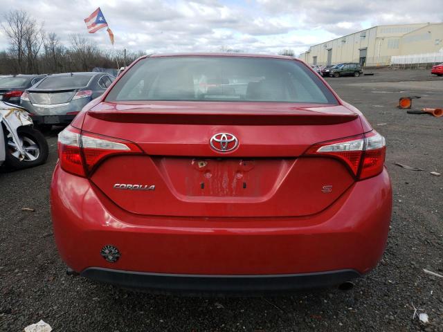 2T1BURHE5GC567788 - 2016 TOYOTA COROLLA L RED photo 6