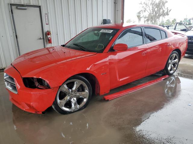 2C3CDXCT2EH350012 - 2014 DODGE CHARGER R/T RED photo 1