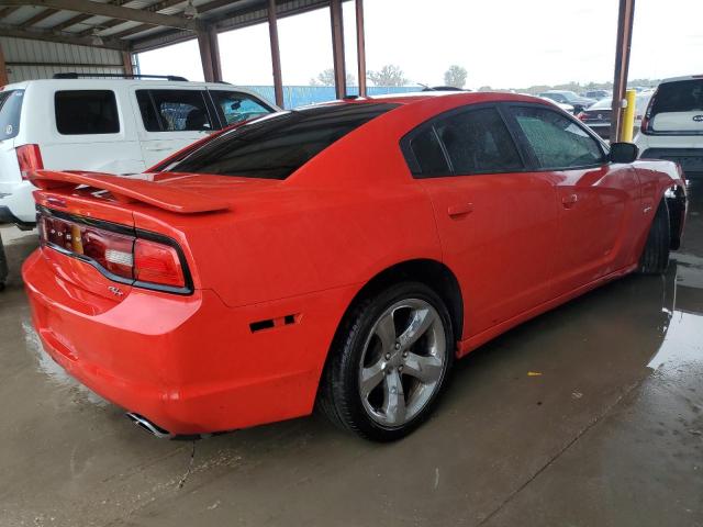 2C3CDXCT2EH350012 - 2014 DODGE CHARGER R/T RED photo 3