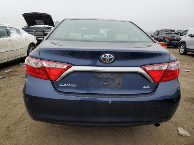 4T4BF1FK6FR496835 - 2015 TOYOTA CAMRY LE BLUE photo 6