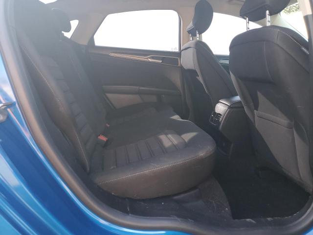 3FA6P0LU5KR201101 - 2019 FORD FUSION SE BLUE photo 10