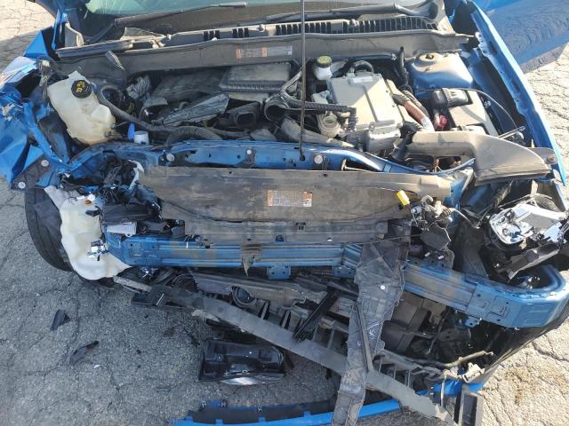 3FA6P0LU5KR201101 - 2019 FORD FUSION SE BLUE photo 11