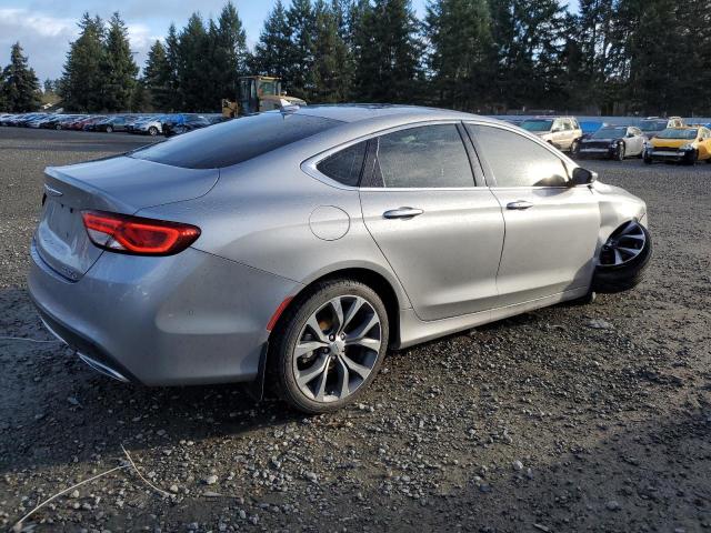 1C3CCCEG6FN678392 - 2015 CHRYSLER 200 C SILVER photo 3