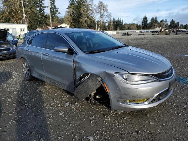 1C3CCCEG6FN678392 - 2015 CHRYSLER 200 C SILVER photo 4