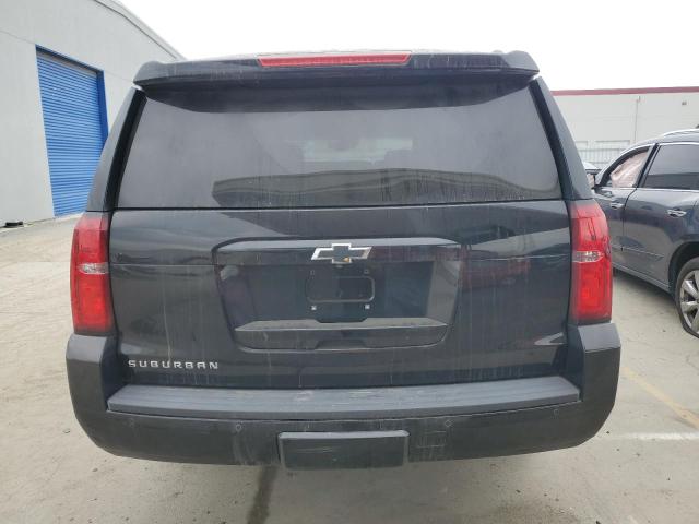 1GNSCJKC7FR271145 - 2015 CHEVROLET SUBURBAN C1500 LT BLACK photo 6