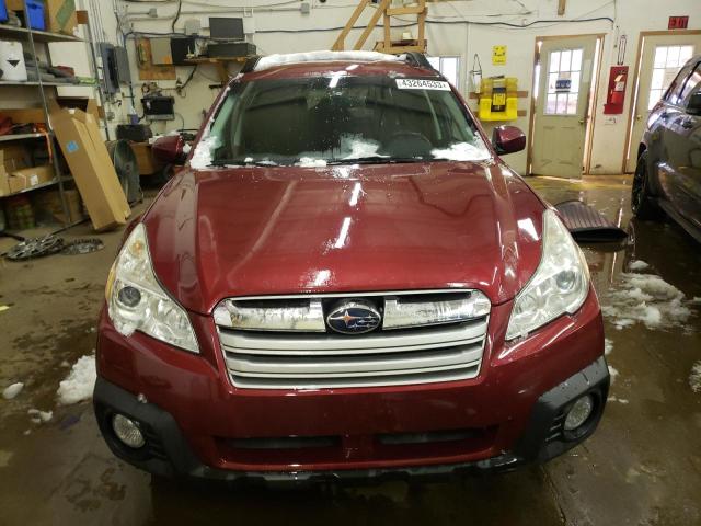 4S4BRBCC1E3200855 - 2014 SUBARU OUTBACK 2. RED photo 5