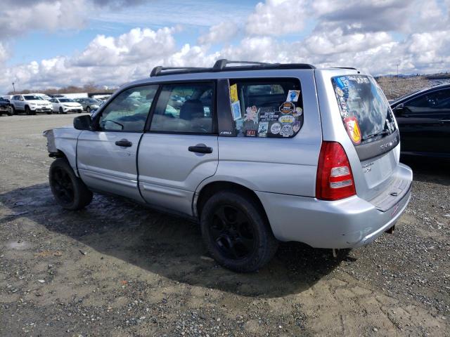 JF1SG65693H741943 - 2003 SUBARU FORESTER 2.5XS SILVER photo 2